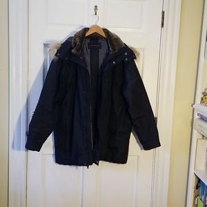 Great Men's Faux-fur Hooded Jacket